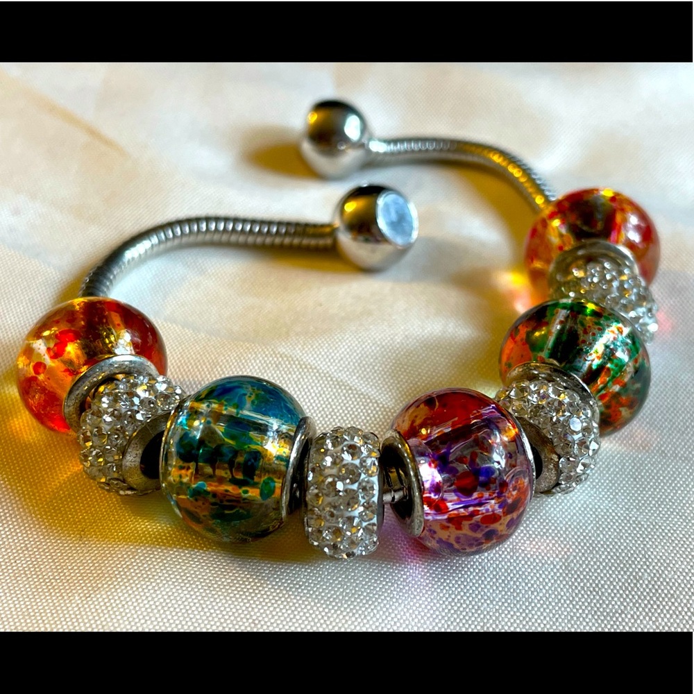 🌟 Slider crystal bracelet